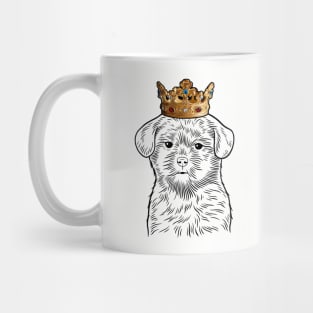 Shih Poo Dog King Queen Wearing Crown Mug
